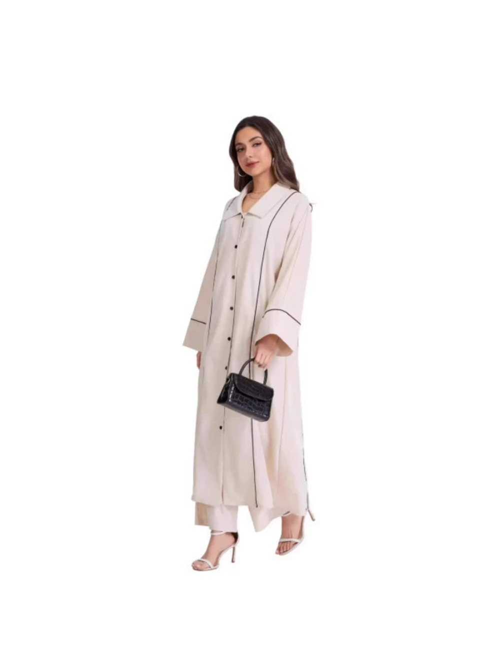 Real Photo Hot Selling Minimalist Solid Color Long Sleeve Set